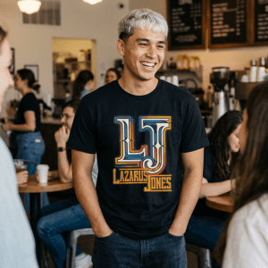 Lazarus Jones T-Shirt — Band Logo Tee for Fans